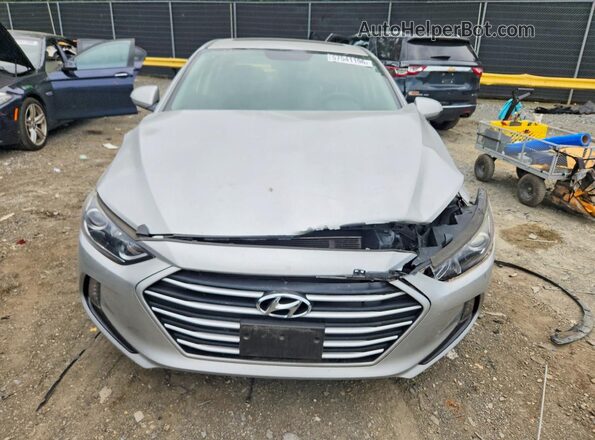 5NPD84LF7JH326934 2018 HYUNDAI ELANTRA Silver Widok z przodu