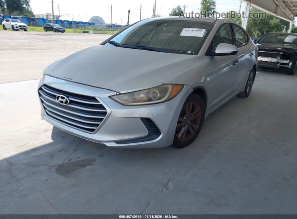 5NPD84LF7JH335357 2018 HYUNDAI ELANTRA Silver Przód lewy