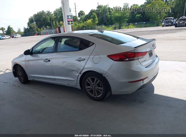 5NPD84LF7JH335357 2018 HYUNDAI ELANTRA Silver Tył lewy
