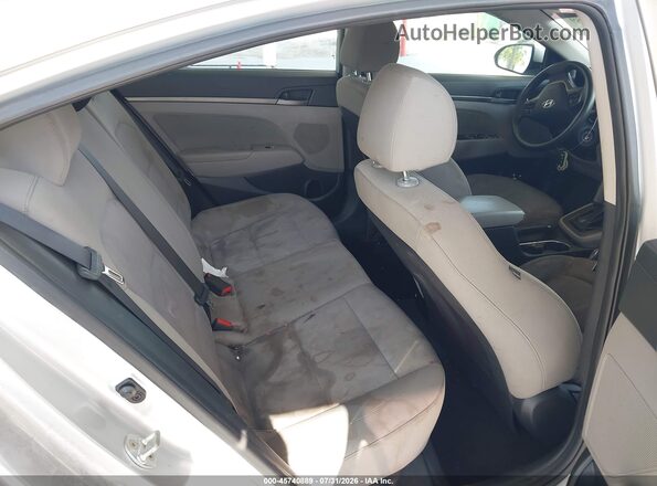 5NPD84LF7JH335357 2018 HYUNDAI ELANTRA Silver Widok naklejki z numerem VIN