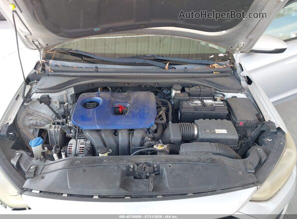 5NPD84LF7JH335357 2018 HYUNDAI ELANTRA Silver Widok z tyłu