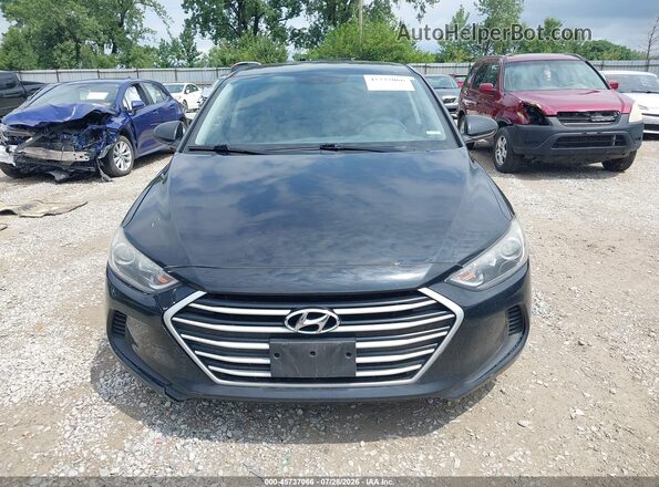 5NPD84LF7JH347900 2018 HYUNDAI ELANTRA Black Սարքավորումների վահանակի տեսք