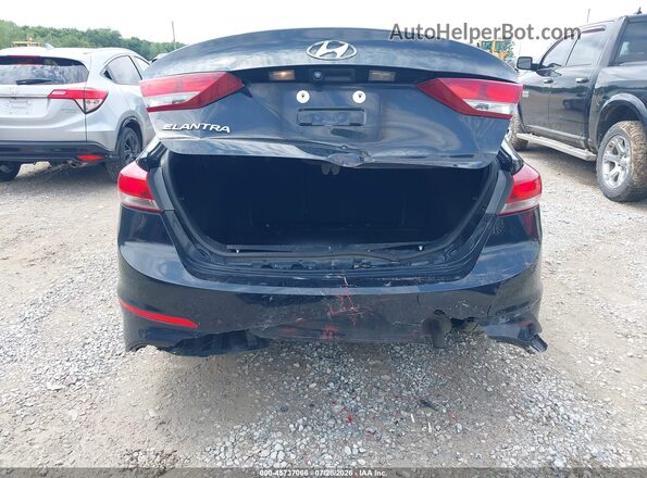 5NPD84LF7JH347900 2018 HYUNDAI ELANTRA Black Դիմացի տեսք