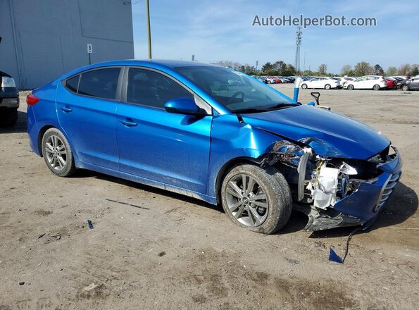 5NPD84LF7JH359304 2018 HYUNDAI ELANTRA Blue Առջևի աջ