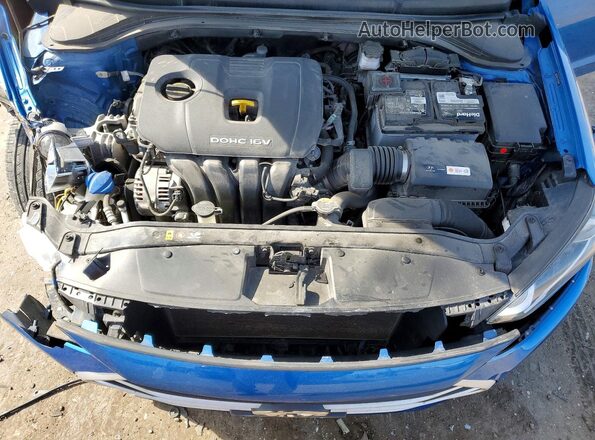 5NPD84LF7JH359304 2018 HYUNDAI ELANTRA Blue Սալոնի հետևի տեսք