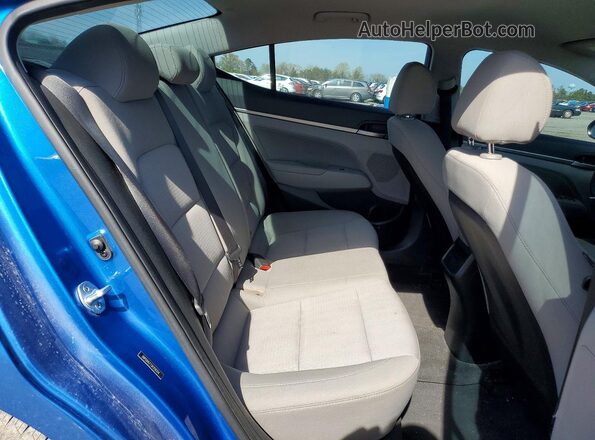 5NPD84LF7JH359304 2018 HYUNDAI ELANTRA Blue Հետևի նստատեղերի տեսք