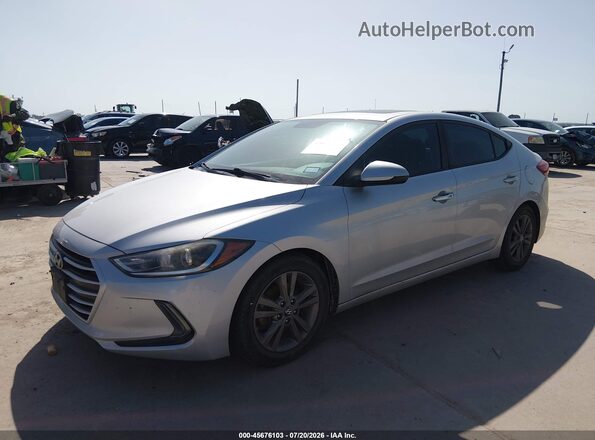 5NPD84LF7JH371291 2018 HYUNDAI ELANTRA Silver Przód lewy