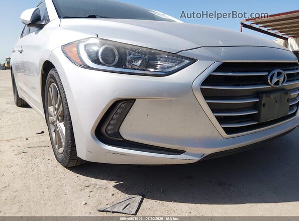 5NPD84LF7JH371291 2018 HYUNDAI ELANTRA Silver Widok z przodu