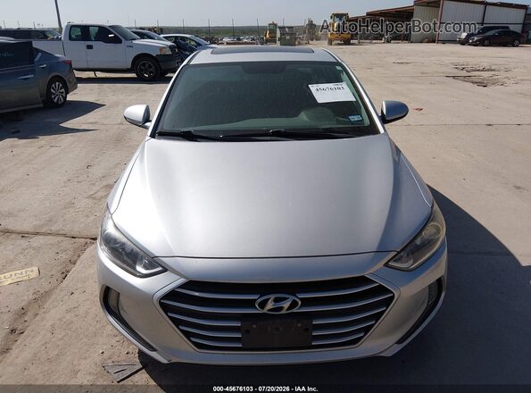5NPD84LF7JH371291 2018 HYUNDAI ELANTRA Silver Widok zestawu wskaźników