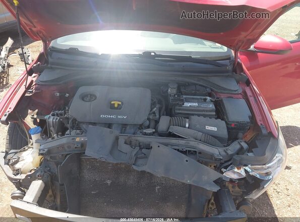 5NPD84LF7JH371338 2018 HYUNDAI ELANTRA Красный Вид сзади