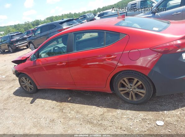 5NPD84LF7JH371338 2018 HYUNDAI ELANTRA Красный Панорамный вид салона 360°