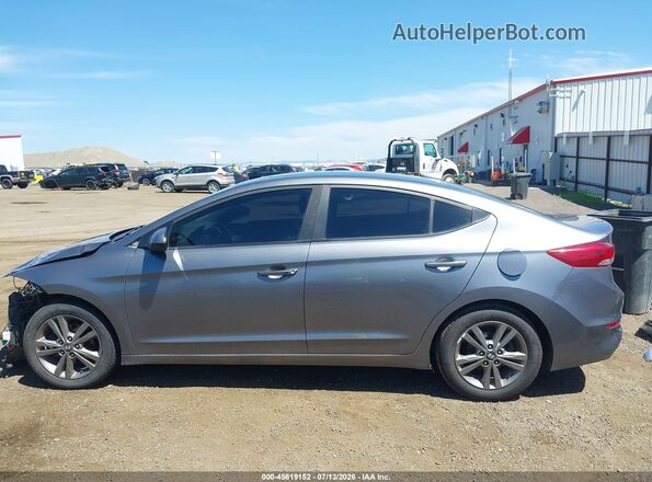 5NPD84LF7JH371680 2018 HYUNDAI ELANTRA Gray 