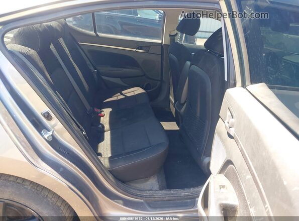 5NPD84LF7JH371680 2018 HYUNDAI ELANTRA Gray Вид наклейки з VIN-кодом