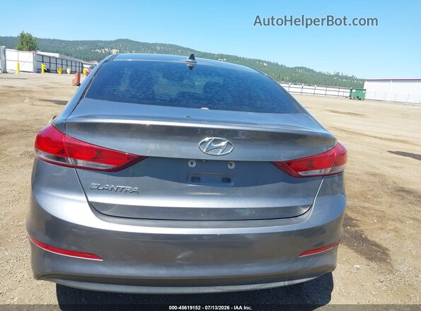 5NPD84LF7JH371680 2018 HYUNDAI ELANTRA Gray 