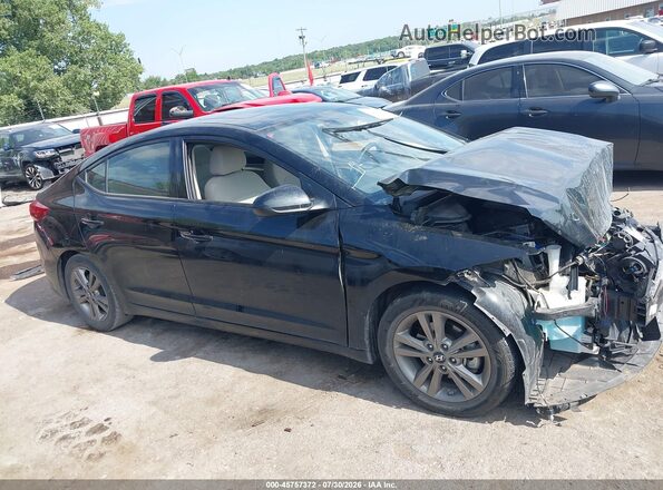 5NPD84LF7JH372084 2018 HYUNDAI ELANTRA Black სალონის 360-გრადუსიანი ხედი