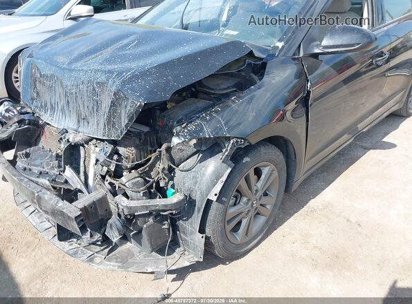5NPD84LF7JH372084 2018 HYUNDAI ELANTRA Black წინა ხედი