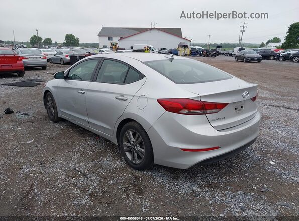 5NPD84LF7JH380640 2018 HYUNDAI ELANTRA Silver Trasero izquierdo