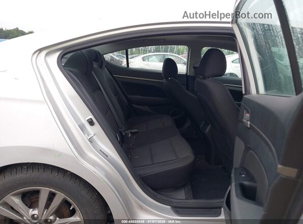 5NPD84LF7JH380640 2018 HYUNDAI ELANTRA Silver Vista de la etiqueta del VIN