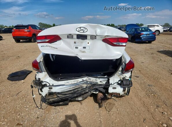 5NPD84LF7JH385983 2018 HYUNDAI ELANTRA White უკანა ხედი