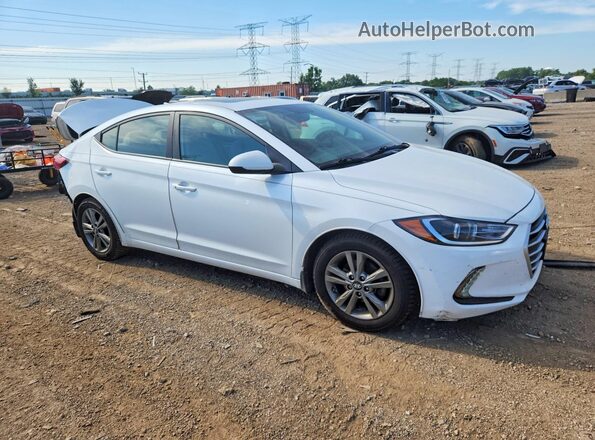 5NPD84LF7JH385983 2018 HYUNDAI ELANTRA White წინა მარჯვენა