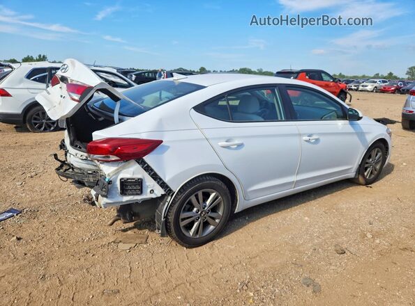 5NPD84LF7JH385983 2018 HYUNDAI ELANTRA White უკანა მარჯვენა