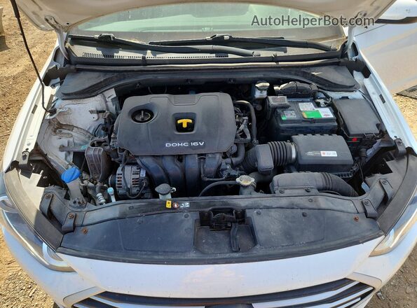 5NPD84LF7JH385983 2018 HYUNDAI ELANTRA White უკანა სალონის ხედი