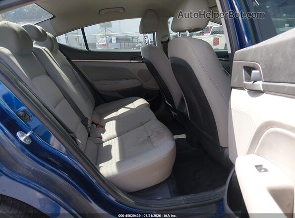 5NPD84LF7JH389175 2018 HYUNDAI ELANTRA Blue Вид наклейки з VIN-кодом
