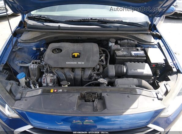 5NPD84LF7JH389175 2018 HYUNDAI ELANTRA Blue Вид ззаду