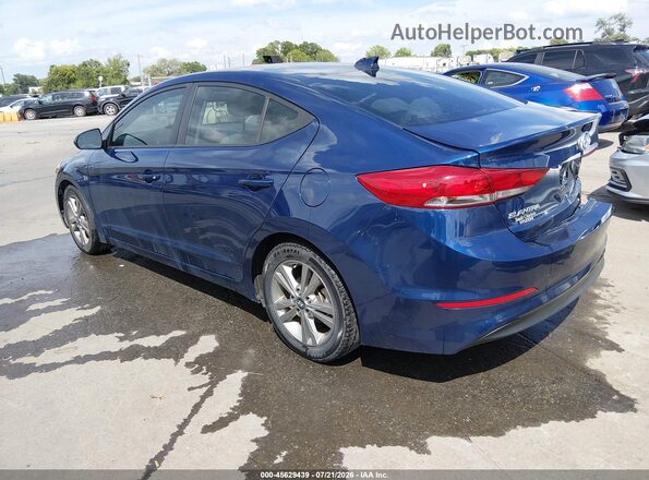 5NPD84LF7JH389175 2018 HYUNDAI ELANTRA Blue Задня ліва чверть