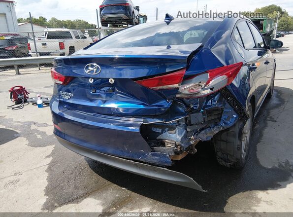 5NPD84LF7JH389175 2018 HYUNDAI ELANTRA Blue Вид спереду