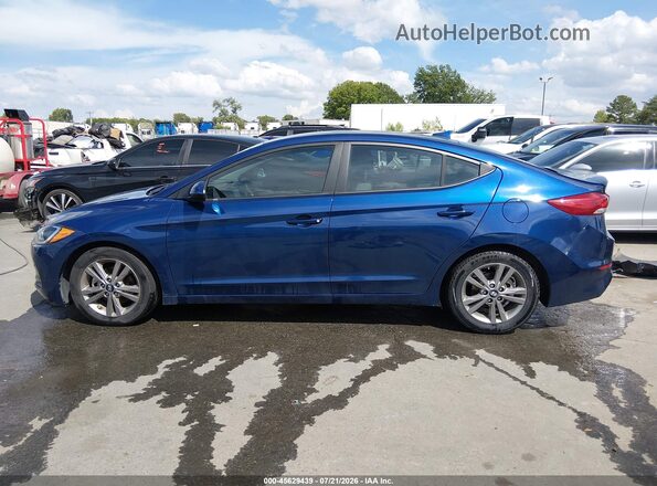 5NPD84LF7JH389175 2018 HYUNDAI ELANTRA Blue Панорамний вид салону 360°