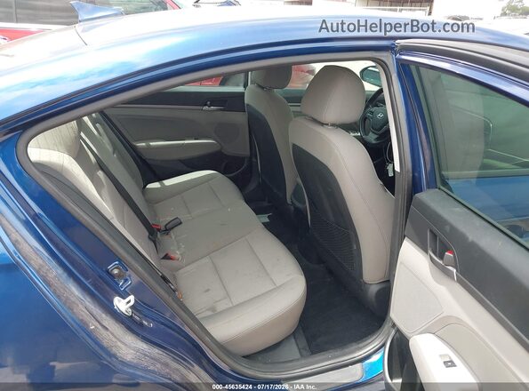 5NPD84LF7JH394991 2018 HYUNDAI ELANTRA Blue VIN sticker view