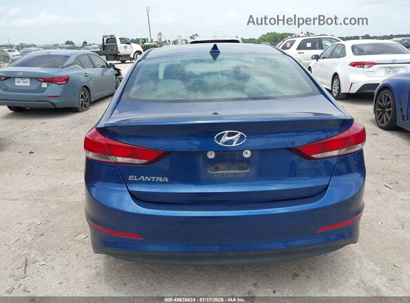 5NPD84LF7JH394991 2018 HYUNDAI ELANTRA Blue 
