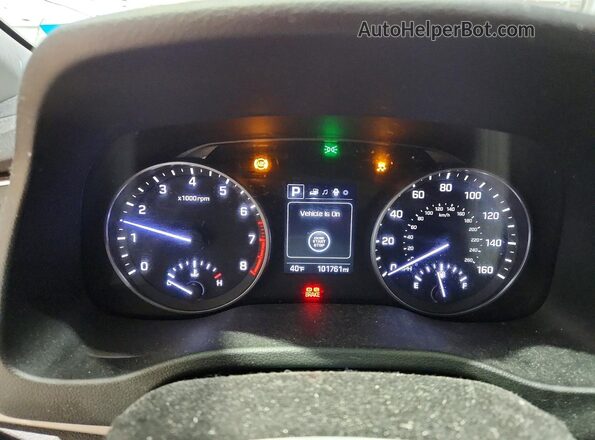 5NPD84LF7JH399821 2018 HYUNDAI ELANTRA Серебряный Вид щитка приборов