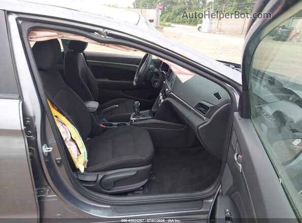5NPD84LF7KH420068 2019 HYUNDAI ELANTRA Gray Սալոնի դիմացի տեսք