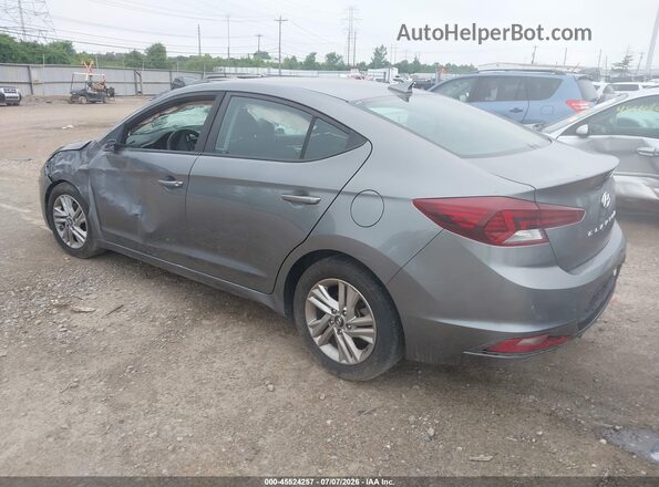 5NPD84LF7KH420068 2019 HYUNDAI ELANTRA Gray Հետևի ձախ