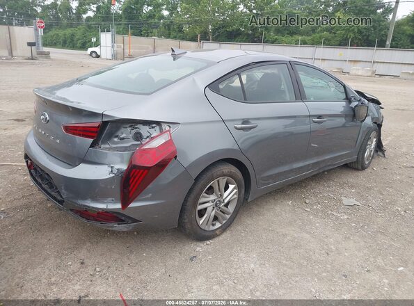 5NPD84LF7KH420068 2019 HYUNDAI ELANTRA Gray Հետևի աջ