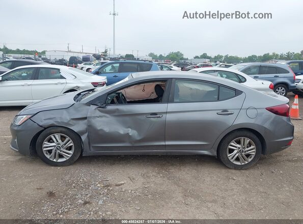 5NPD84LF7KH420068 2019 HYUNDAI ELANTRA Gray Սալոնի հետևի տեսք