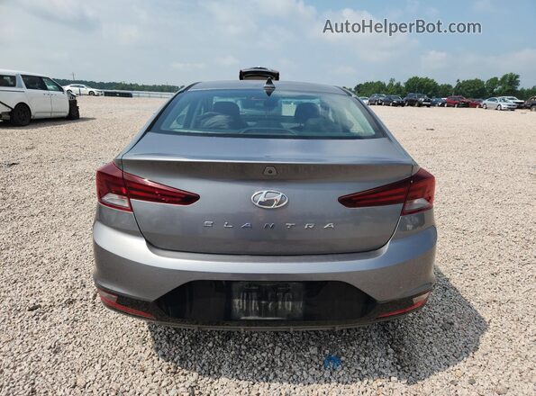 5NPD84LF7KH431538 2019 HYUNDAI ELANTRA Серый Вид сзади