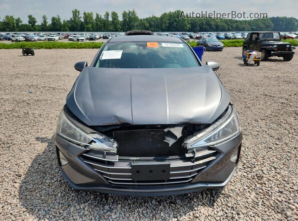 5NPD84LF7KH431538 2019 HYUNDAI ELANTRA Серый Вид спереди