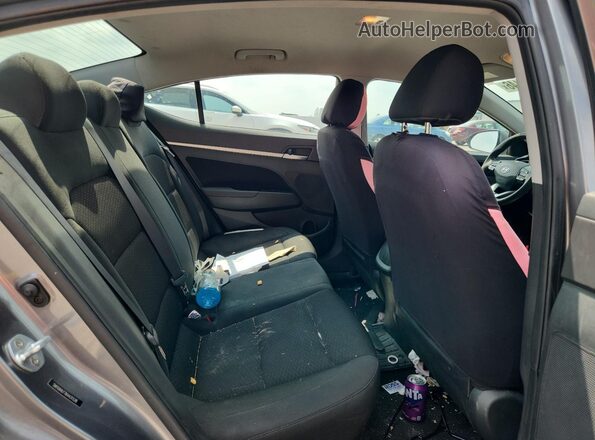 5NPD84LF7KH431538 2019 HYUNDAI ELANTRA Серый Вид задних сидений