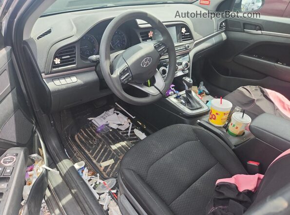 5NPD84LF7KH431538 2019 HYUNDAI ELANTRA Серый Вид панели приборов