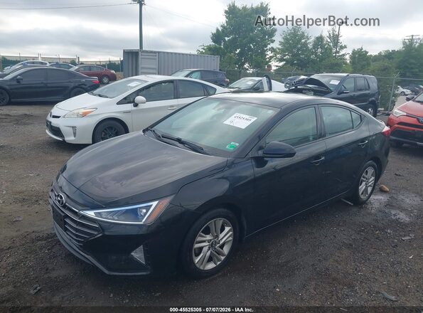 5NPD84LF7KH439221 2019 HYUNDAI ELANTRA Черный Передняя левая четверть