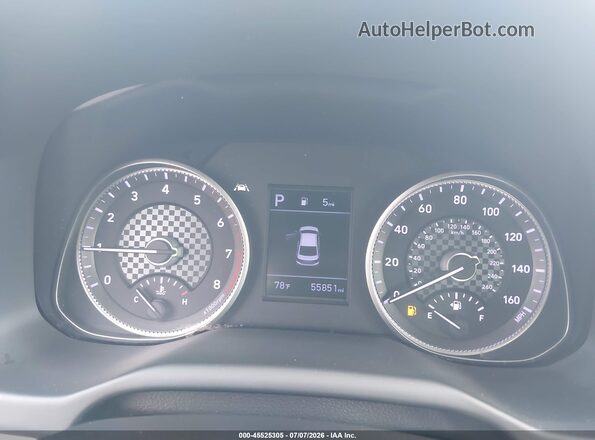 5NPD84LF7KH439221 2019 HYUNDAI ELANTRA Черный Вид задних сидений