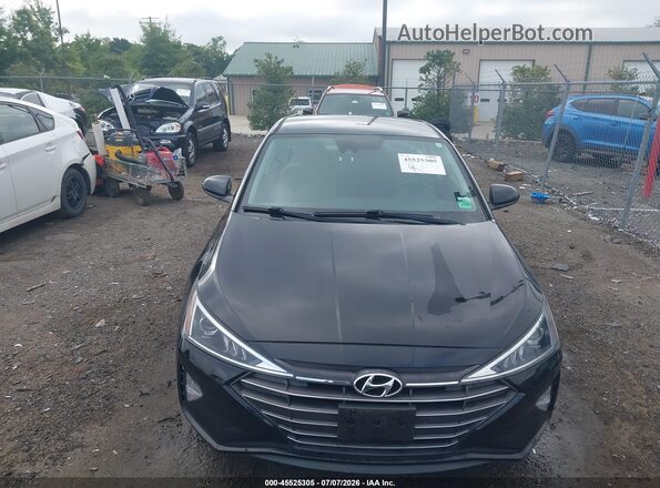 5NPD84LF7KH439221 2019 HYUNDAI ELANTRA Черный Вид спереди