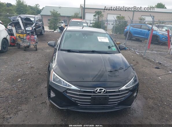 5NPD84LF7KH439221 2019 HYUNDAI ELANTRA Черный Вид щитка приборов