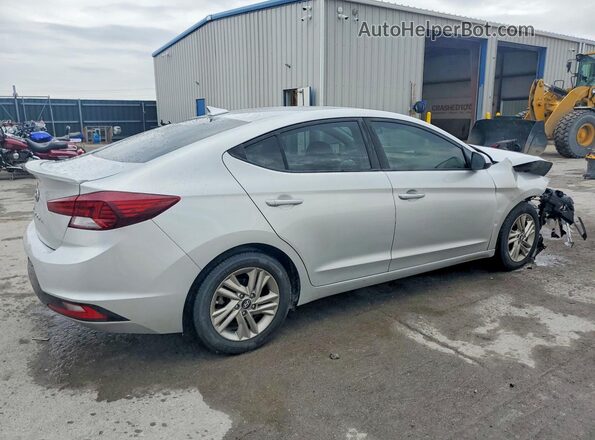 5NPD84LF7KH442295 2019 HYUNDAI ELANTRA Серебряный Задняя правая четверть