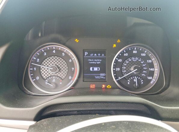 5NPD84LF7KH442295 2019 HYUNDAI ELANTRA Серебряный Вид щитка приборов