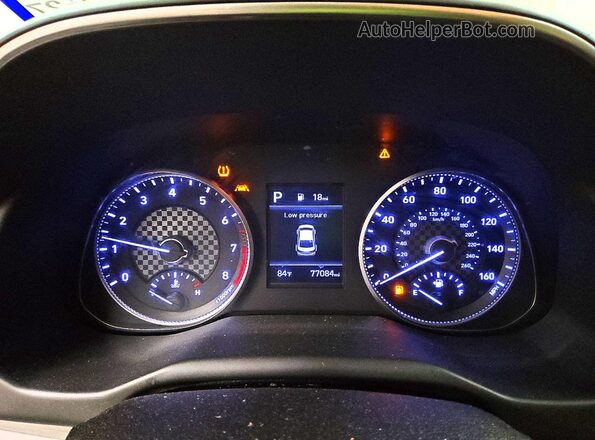 5NPD84LF7KH459999 2019 HYUNDAI ELANTRA Red ხელსაწყოთა პანელის ხედი