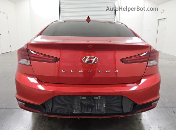 5NPD84LF7KH459999 2019 HYUNDAI ELANTRA Red 